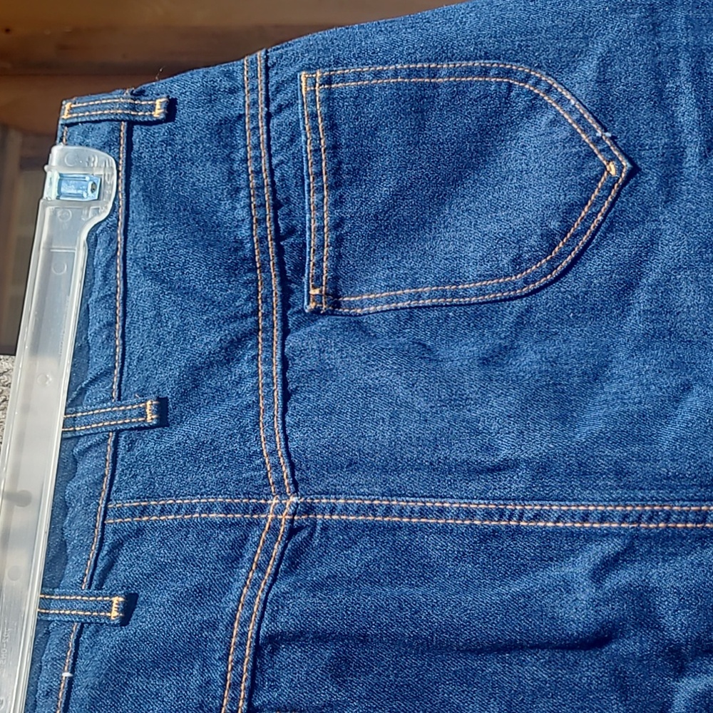 Vintage Hunt Club Cotton Denim Jean Mini Skirt - Picture 4 of 8